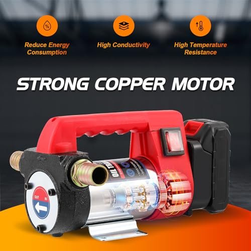 Mxmoonant 12GPM Cordless Diesel Transfer Pump