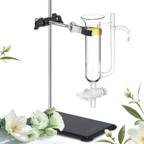 Mxmoonant Essential Oil Separator with Stand Kit 60ml for Hydrosol Maker