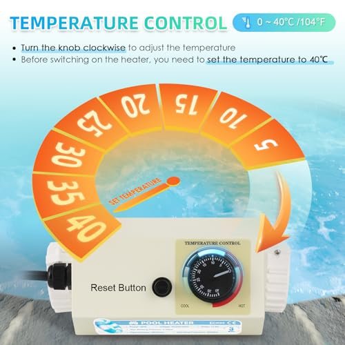 Mxmoonant Pool Heater 3KW 220 240V
